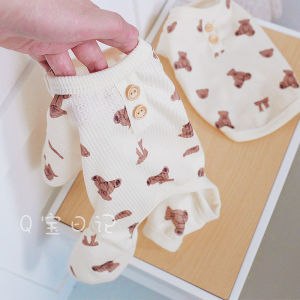 Adorable Bear Pajama Four-Legged Clothes Home Clothes for Pets Cats And Dogs Spring Autumn Winter Cute Animal Costume