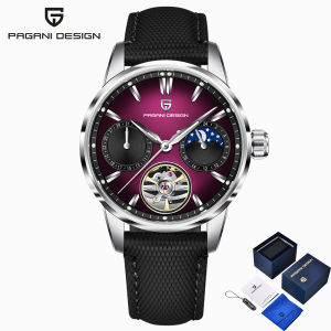 Pagani Design | 2025Pagani design Tourbillon Luxury Mens Watch Gift Box Fashion Sapphire Automatic Mechanical Watch10BAR Watch Mens Moon Phase