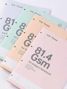 Sổ Tay Inrik A4 Trang Chủ Mùa Xuân Màu Nhạt Sổ Tay Học Sinh Trung Học Cơ Sở Sổ Tay Học Sinh Sổ Tay Có Dây Thun Sổ Tay Có Dây Thun