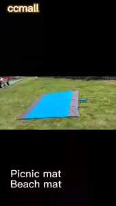 【Lowest Price】Waterproof Picnic Mat & Outdoor Beach Blanket - Large Portable Lightweight for Lawn Park Sand - Easy Clean Polyester with Carry Bag