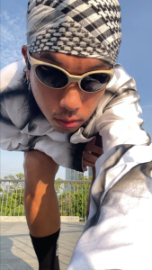 RENIM PROJECT Shemagh Scarf ผ้าโพกศีรษะ ผ้าพันคอชีมัค เหมาะสำหรับสวมใส่ออกกำลังกายและอเนกประสงค์