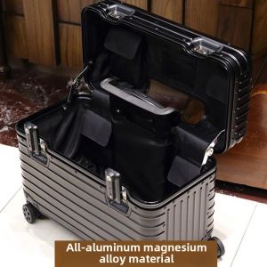 Aluminum Magnesium Alloy Camera Suitcase 18 Inch