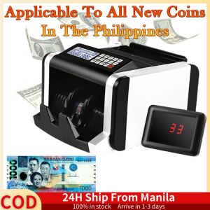 Automatic Money Counter Machine With LED Display and UV/MG Electronic Multi Currency Money detector Multifunction Counterfeit Detection Cash counting machine
