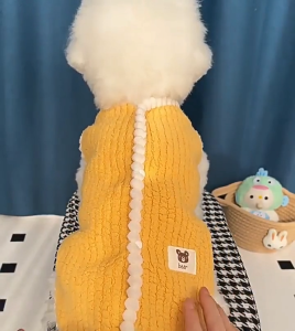 Áo lông gile mềm mịn giữ ấm cho Chó Mèo (Hàng mới về) - Love Pets Shop