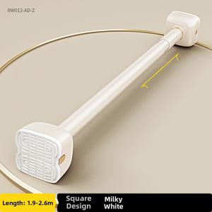 BIREN | Telescopic No-drill Closet Rod Window Curtain Rod Bathroom Home Magic