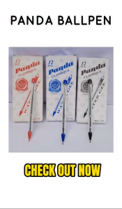 HBW and PANDA Ballpen Quality pen Sold per box