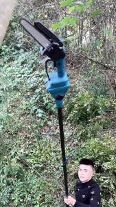 SET Gunting Taman Elektrik & Tiang Telescopic Otomatis