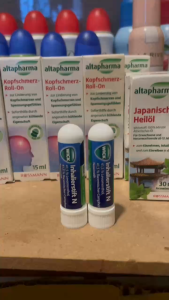 @HalloShopHàngxáchtayĐức - Tinh dầu bạc hà thông mũi giảm hắt hơi - Ống hít Wick Inhaliersrift N 10ml