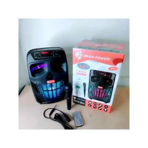 SPEAKER BLUETOOTH KARAOKE 6.5 INCH SPEAKER BLUETOOTH BASS KARAOKE KIMISO 7801MINI 6.5 INC  FREE REMOTE MICROPHONE