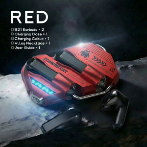 Zombies Cat Alloy Mecha Bluetooth 6.0 Earbuds Real Time Ai Translation Headphone Immersive Stereo TWS Wireless Earphone with APP