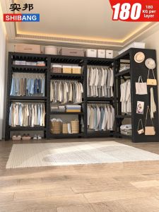 SHIBANG | Metal Open-design Easy-assembly Wardrobe Shelf