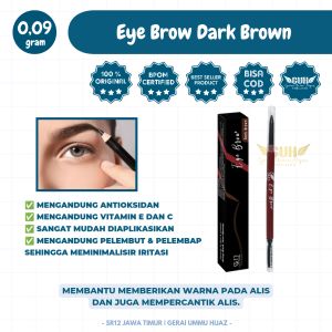 [RCI] PENSIL ALIS SR12 DARK BROWN / EYE BROW WATERPROOF / KUAS PENCIL ALIS COKLAT BPOM MUDAH DIAPLIKASIKAN
