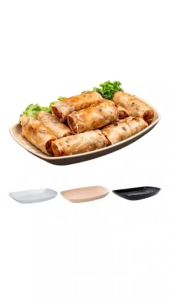 Set 2 Đĩa phíp thuyền nhựa VIỆT NHẬT - Sâu lòng nhám - Đựng cá thức ăn nhanh bánh kẹo 1283/4/5/6