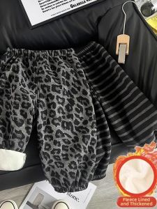 Thickened Fleece Childrens Long Pants