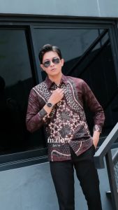 MaleFit Batik - Kemeja Batik Pria Lengan Panjang Slimfit Lapis Furing Motif Puntadewa