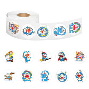 สติ๊กเกอร์ติดกระดาษรูปแมวเครื่องมือการ์ตูนน่ารัก 500 แผ่น รูปกลมขนาดเล็กสำหรับเด็กผู้หญิง เครื่องรางนำโชคสำหรับรถยนต์ไฟฟ้า เครื่องประดับสำหรับคอมพิวเตอร์โน้ตบุ๊ก แผ่นรองจอแบน