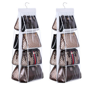 Bag Storage Handbag Organizer Artifact Wardrobe Dormitory Hanging Household Storage Shelf Layered Bag Shelf Bag Storage Bag