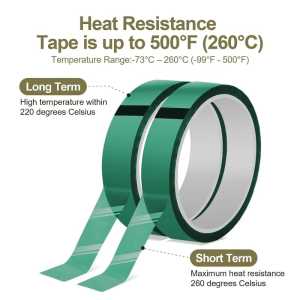 Solatip Anti Panas GREEN Isolatip IC Solasi Listrik Perekat anti panas Kapton Tape Hijau