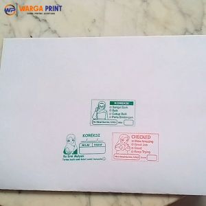 Stempel Penilaian Guru Anti Luntur Termurah