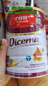 {Chính hãng} Sữa bột Cow true milk Dicerna 900g - Sữa dinh dưỡng dành cho  người tiểu đường 3 loại đường ăn kiêng 29 vitamin và khoáng chất date mới nhất chính hãng