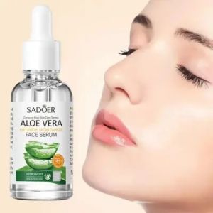 SADOER Aloe Vera Gel Bayar di Tempat Soothing Moisturizing serum Collagen Vitamin Pelembab Kulit Wajah 30ml