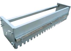 Máng Kéo Răng Cưa U15mm-Bằng Thép Sơn Tỉnh Điện -Có Tay Nắm -Kích Thước Linh Hoạt Từ 6 Tất -1.1m