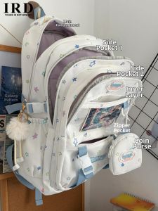 IRD | Ins Style Student Backpack with Multiple Compartments
