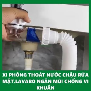 Xi Phông Chậu Rửa Mặt Ngăn Mùi Hiệu Quả Lavabo con thỏ ngăn mùi