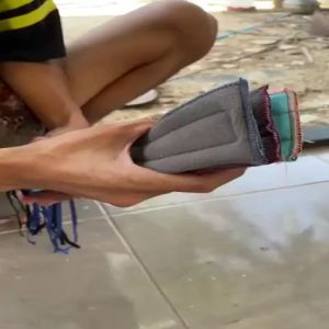 1 ชุด ถูกจริงๆ นวมซ้อมแบบฟองน้ำ สำหรับไก่ 2 ตัว