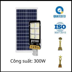 [300W] Đèn Đường Năng Lượng Mặt Trời 300W Kitawa BC1300-V