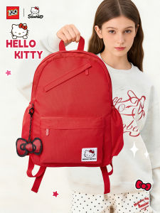 ZGO | Cute Black and Red Girls School Backpack