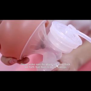 REAL BUBEE Both Sides PP Electric Massage Breast Pump with 2 Baby Milk Bottles