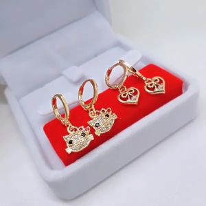 Anting Anak Aksesoris Fashion Awet Tahan Lama Anti Karat Cocok Untuk Harian