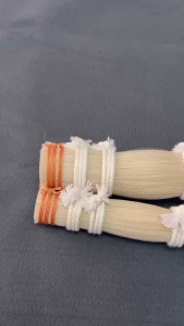 Unbleached high elastic 250g Mongolian white horse hair for violin viola cello bow