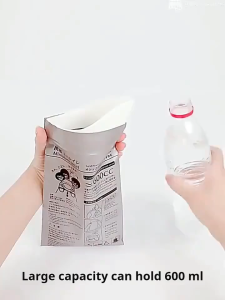 Portable Urine Bag Portable Urine Bag & Urinal - 600ml/700ml Large Capacity Anti-Leak & Odor-Proof Emergency Urinal for Men & Women. Medical-Grade Material Ideal for Long Drives Outdoor Camping Patient Care Traffic Jams.