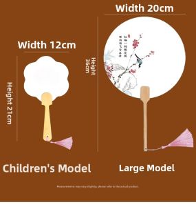 ZHAISHISANLU | Child-friendly Round Handmade DIY Fan Kit