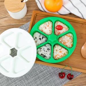 DIY Sushi Mold Onigiri Rice Ball Food Press Triangular Sushi Maker Mold Sushi Kit Japanese Kitchen Tools Bento Box Accessories