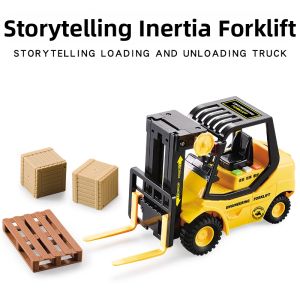 Simulation Manual Lifting Forklift Engineering Toy Vehicle