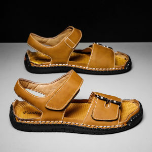 Mens Summer Sandals Outdoor Wear 2025 New Large Size 47 Casual Sports Soft Bottom Driving Beach Shoes High-End Sensation