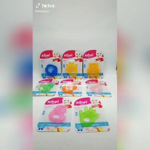 [KST] Empeng Gigitan Bayi Silicone Mainan Teether BPA Free Kado Ulang Tahun Bayi Perempuan