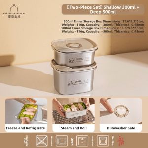 MODERN SWEETHOME | Steamable and Freeze Safe Fresh-Keeping Lunch Box