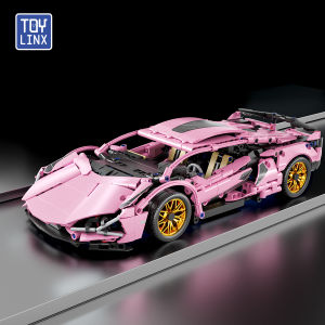 TOYLINX Super Car DIY Building Blocks Racing Car Model Education Toys Adults Kids Building Christmas Festival Birthday Gifts New