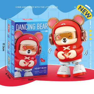 Musical Dancing Bear Toy with Music and Light for Kids