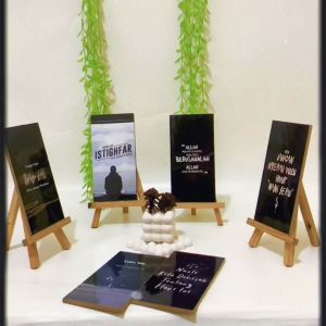 AFTEREAT HIASAN DINDING QUOTE POSTER ISLAMI (10x20) HIASAN KAMAR DAN PAJANGAN RUMAH KEKINIAN