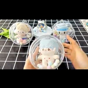 🔥จัดส่งทันที🔥ถุงใส่Baby Three กระเป๋าตุ๊กตา กระเป๋าป้องกัน PVC ใส-สีโปร่งใส สไตล์คลาสสิก ป้องกันฝุ่น กันแดด กันฝน