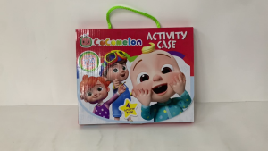 CoComelon Activity Case Gift Set with 4 Colouring & Activity Books & 700 Stickers for Kids