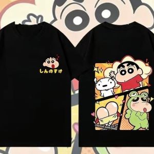52TOYS | Crayon Shin-chan 2026 Summer Brand Family Matching T-shirts 100% Cotton Family Matching Tees Short Sleeve Parent-Child Tees Y2k