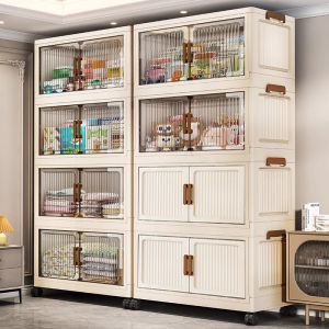 Foldable Multi-level Storage Cabinet
