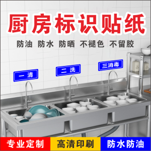 ป้ายกำกับอัพเดท 4D บริการอาหารในห้องครัวโรงแรม โรงเรียนอนุบาล โรงทาน สติกเกอร์กำกับสถานที่ ป้ายแสดงรายละเอียด