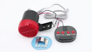 RYSJM | Loa Còi Chó Sủa 12V - Còi Điện Cảnh Báo Độc Đáo Cho Xe Máy Thuyền Xe Tải Xe Buýt Âm Thanh Động Vật Vui Nhộn Phụ Kiện Ô Tô